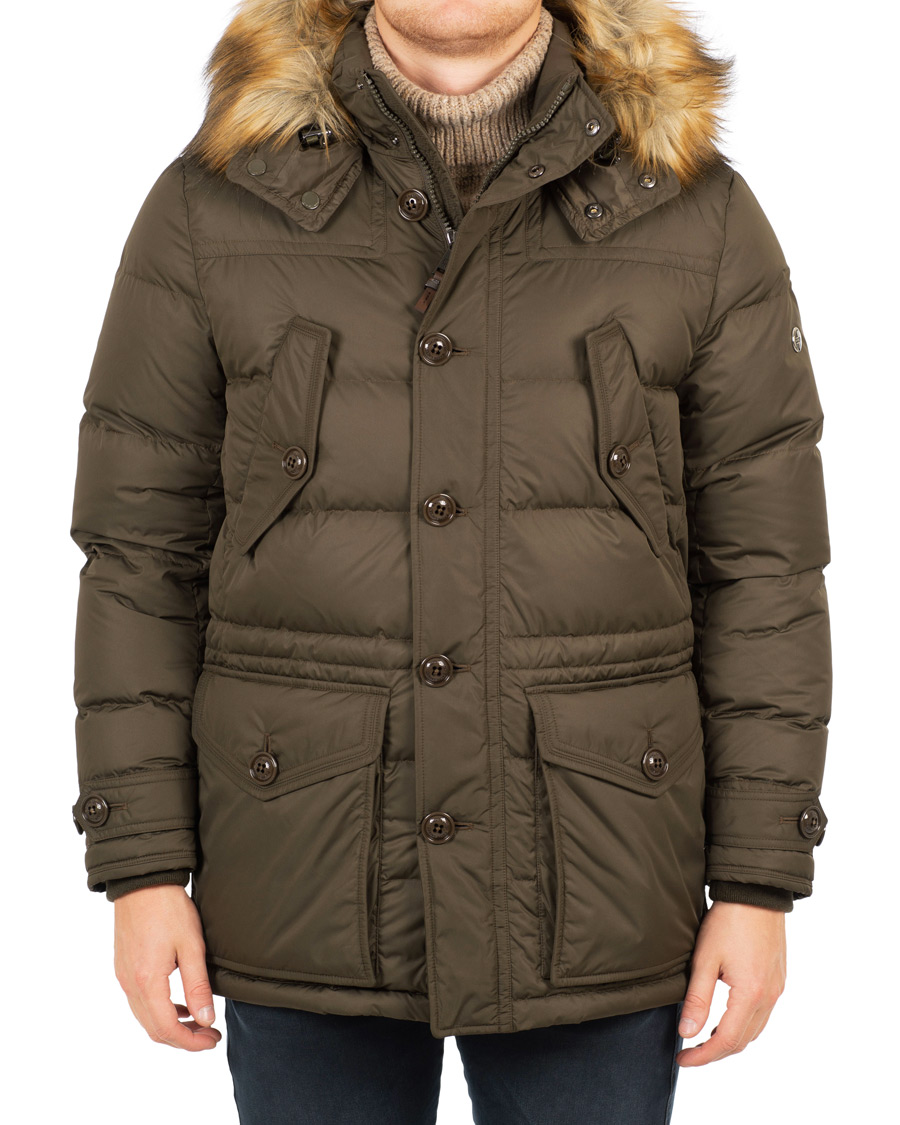 Herre | Jakker | Ralph Lauren Purple Label | Down Parka Dark Olivewood