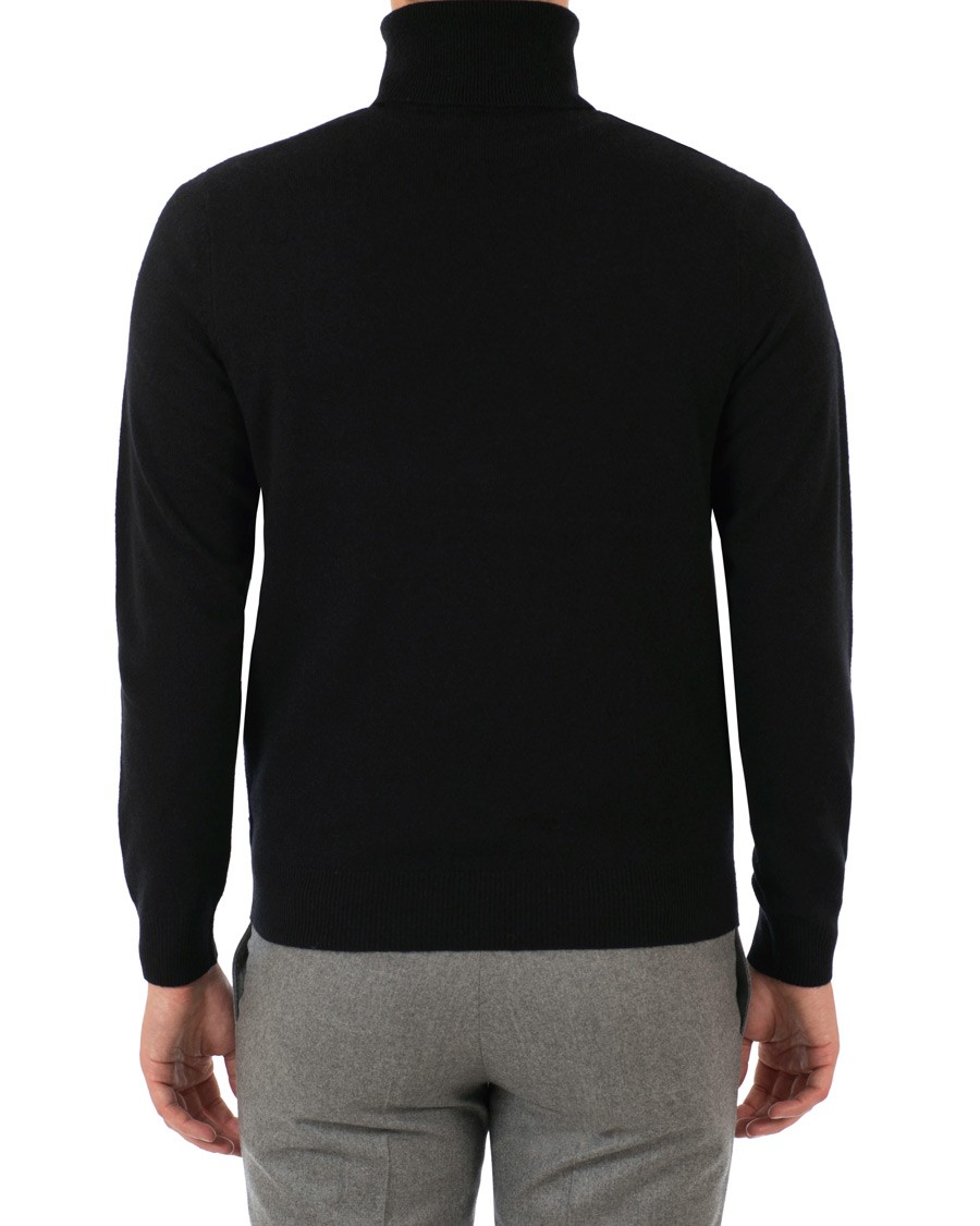 Herre | Gensere | Ralph Lauren Purple Label | Handknit Cashmere Ralph Rollneck Classic Black
