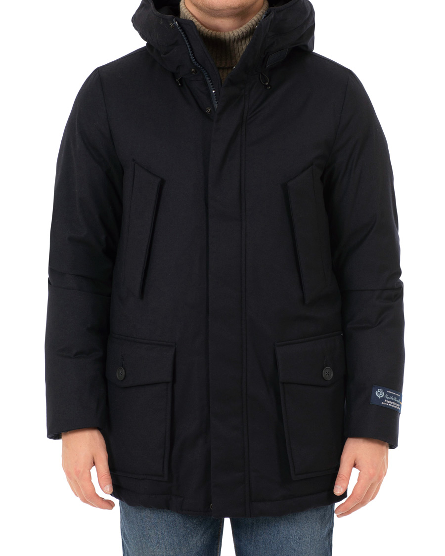 Herre | Jakker | Woolrich | Loro Piana Mountain Parka Navy
