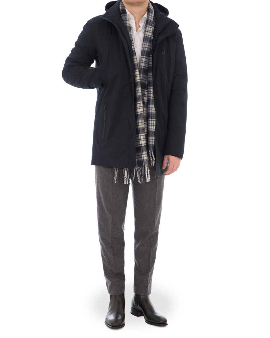 Herre | Jakker | UBR | UBER Regulator Parka II LTD Japan Navy Houndtooth
