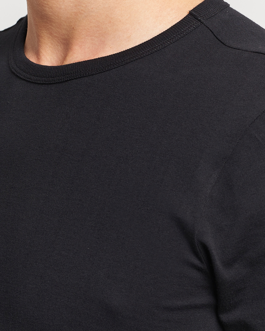 Herre | T-Shirts | Merz b. Schwanen | 1950s Classic Loopwheeled Black