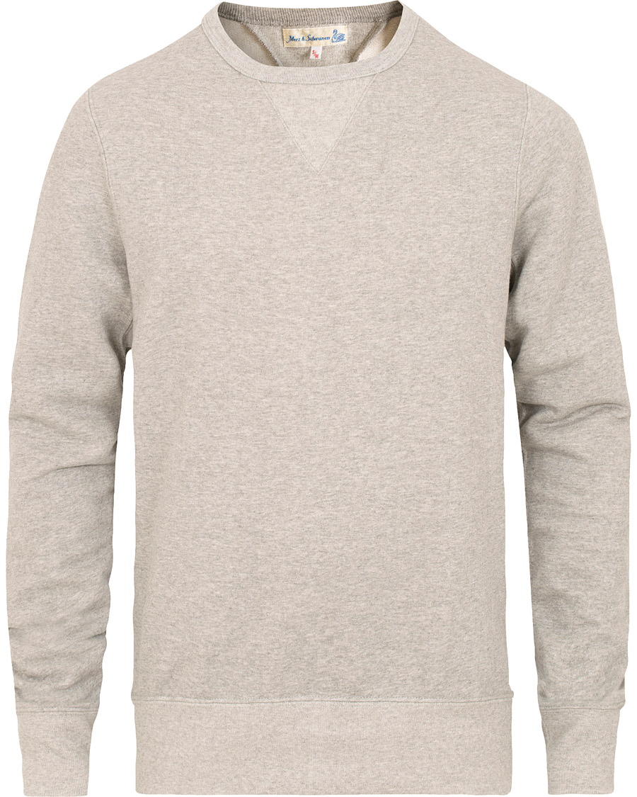 Herre | Gensere | Merz b. Schwanen | 346 Sweatshirt Grey Melange