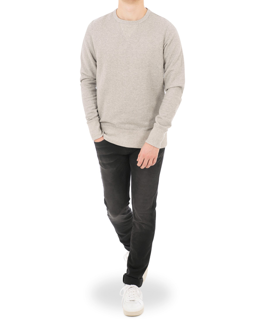 Herre | Gensere | Merz b. Schwanen | 346 Sweatshirt Grey Melange