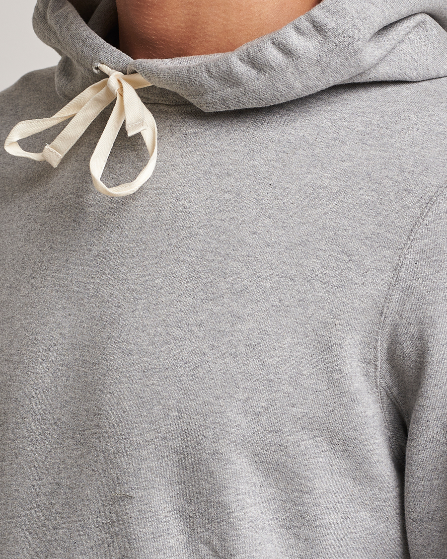 Herre | Gensere | Merz b. Schwanen | Cotton Loopwheeled Hoodie Grey Melange