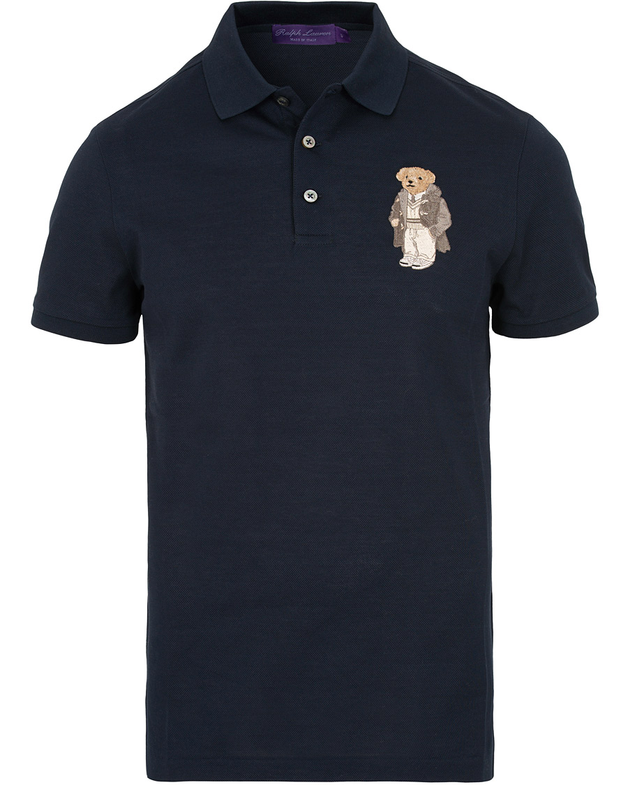 Herre | Pikéer | Ralph Lauren Purple Label | Mercerized Big Bear Polo Classic Chairman Navy