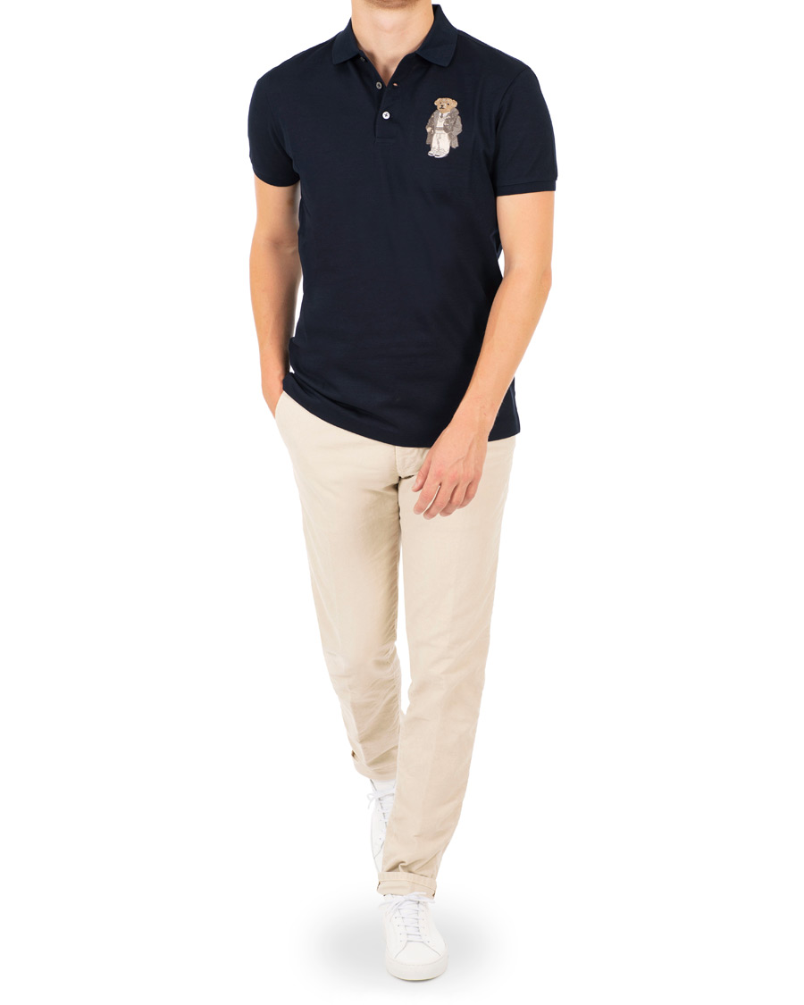 Herre | Pikéer | Ralph Lauren Purple Label | Mercerized Big Bear Polo Classic Chairman Navy