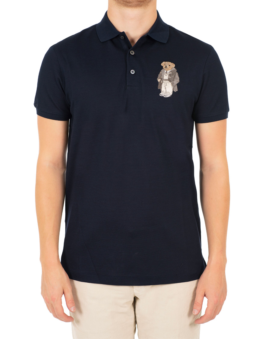Herre | Pikéer | Ralph Lauren Purple Label | Mercerized Big Bear Polo Classic Chairman Navy