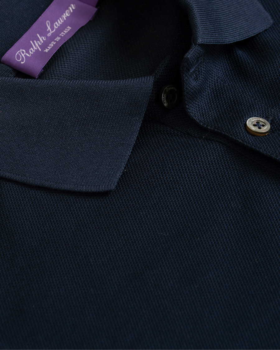 Herre | Pikéer | Ralph Lauren Purple Label | Mercerized Big Bear Polo Classic Chairman Navy