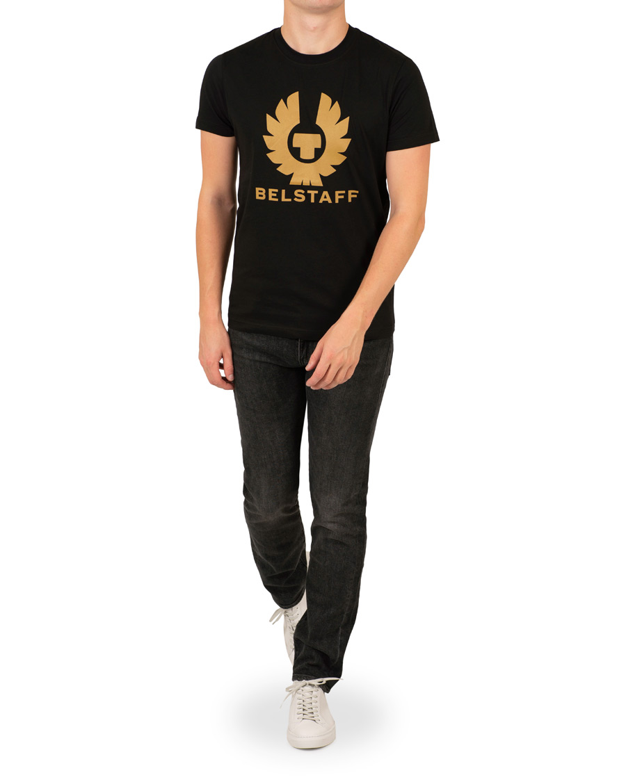 Herre | T-Shirts | Belstaff | Cranstone Logo Crew Neck Tee Black