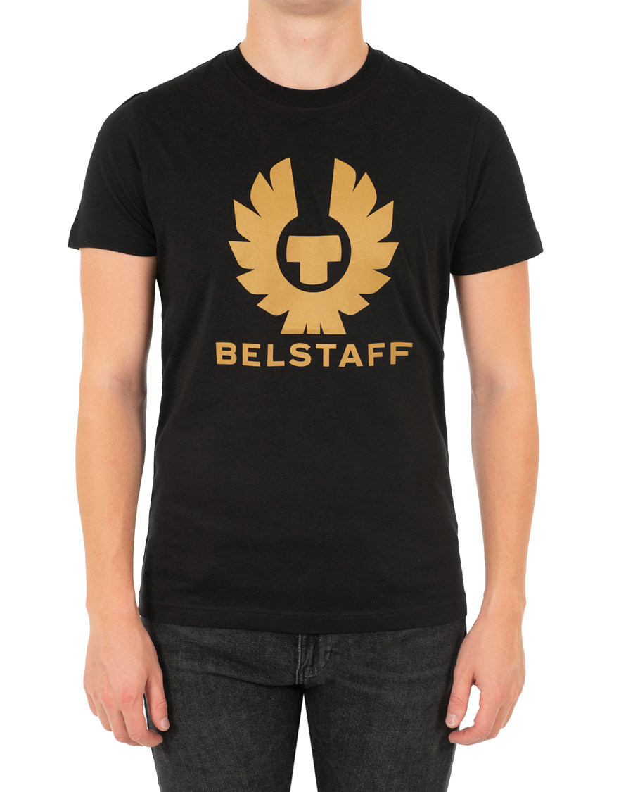 Herre | T-Shirts | Belstaff | Cranstone Logo Crew Neck Tee Black