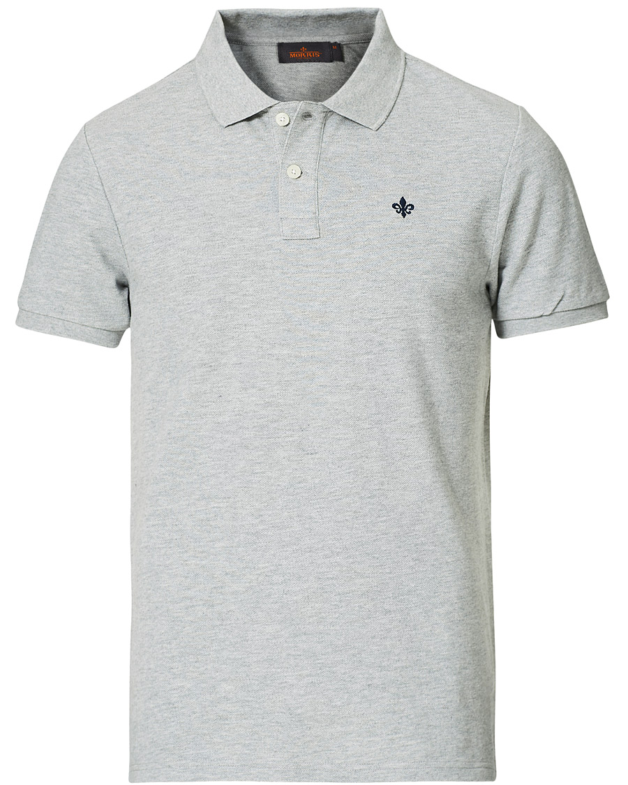 Herre | Pikéer | Morris | New Piqué Grey Melange