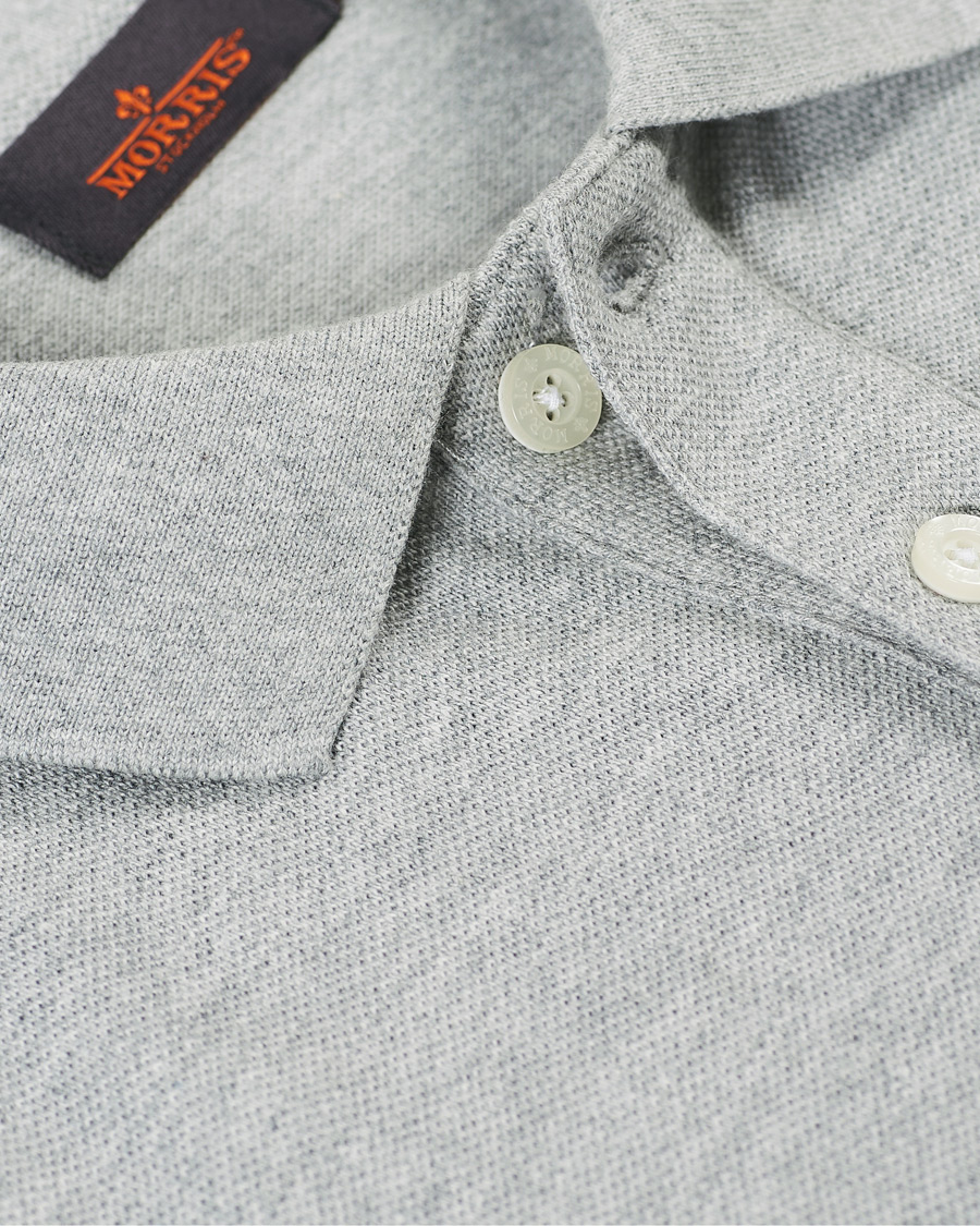 Herre | Pikéer | Morris | New Piqué Grey Melange