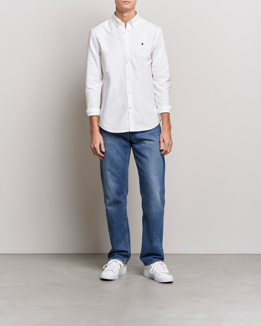 Herre | Oxfordskjorter | Morris | Oxford Button Down Cotton Shirt White