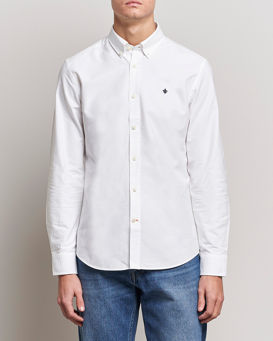 Herre | Morris | Morris | Oxford Button Down Cotton Shirt White