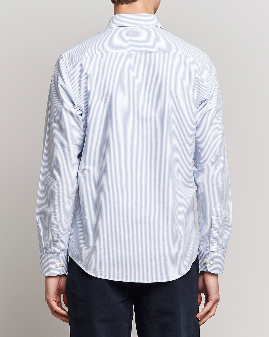 Herre | Skjorter | Morris | Douglas Striped Oxford Light Blue