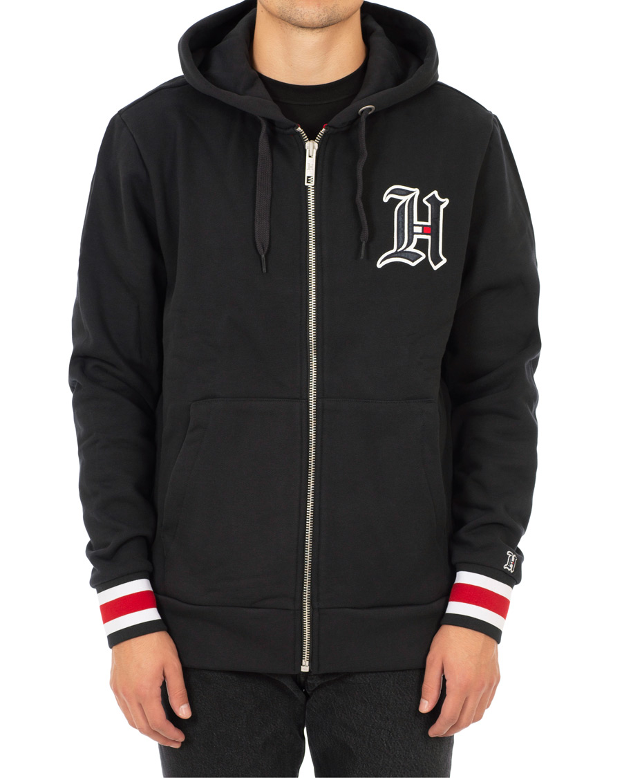 Herre | Gensere | Tommy Hilfiger | Lewis Hamilton Logo Zip Hoodie Jet Black