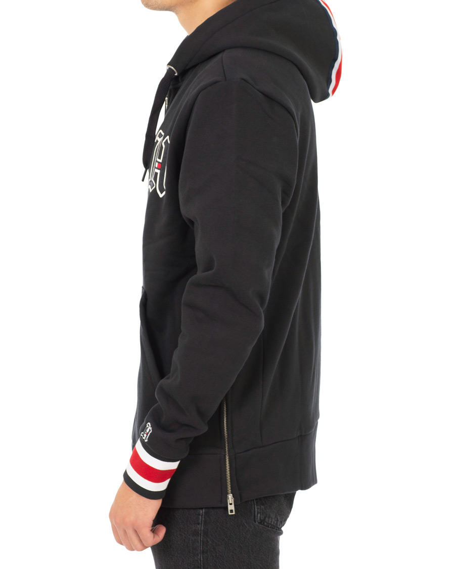 Herre | Gensere | Tommy Hilfiger | Lewis Hamilton Logo Zip Hoodie Jet Black