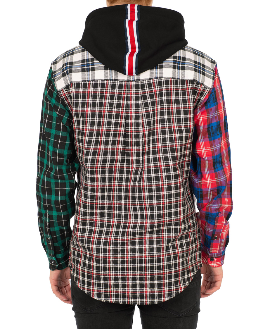 Herre | Gensere | Tommy Hilfiger | Lewis Hamilton Plaid Hoodie Shirt Barbados Cherry