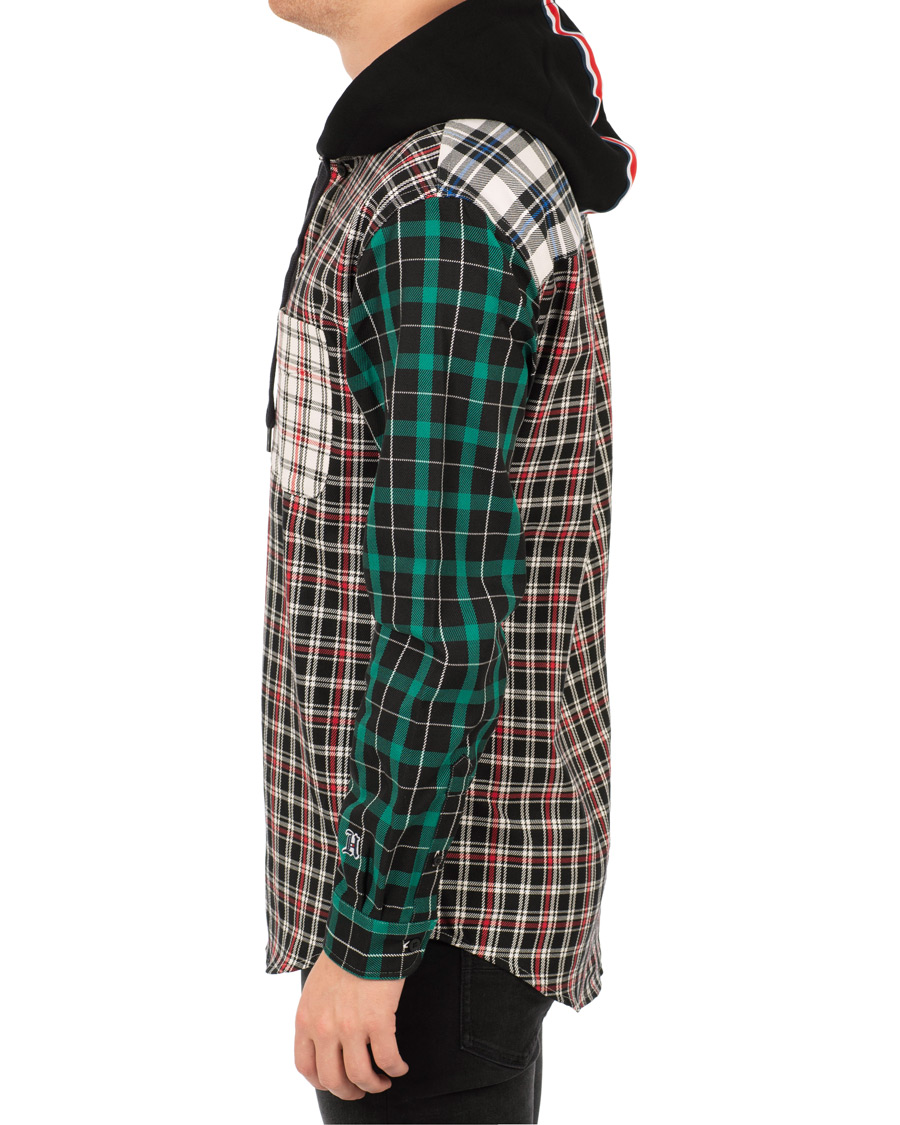 Herre | Gensere | Tommy Hilfiger | Lewis Hamilton Plaid Hoodie Shirt Barbados Cherry