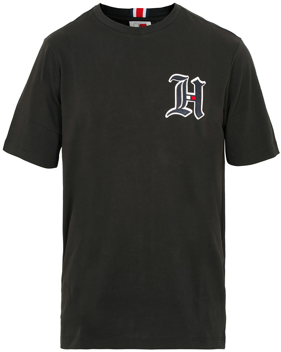 Herre | T-Shirts | Tommy Hilfiger | Lewis Hamilton Logo Tee Jet Black