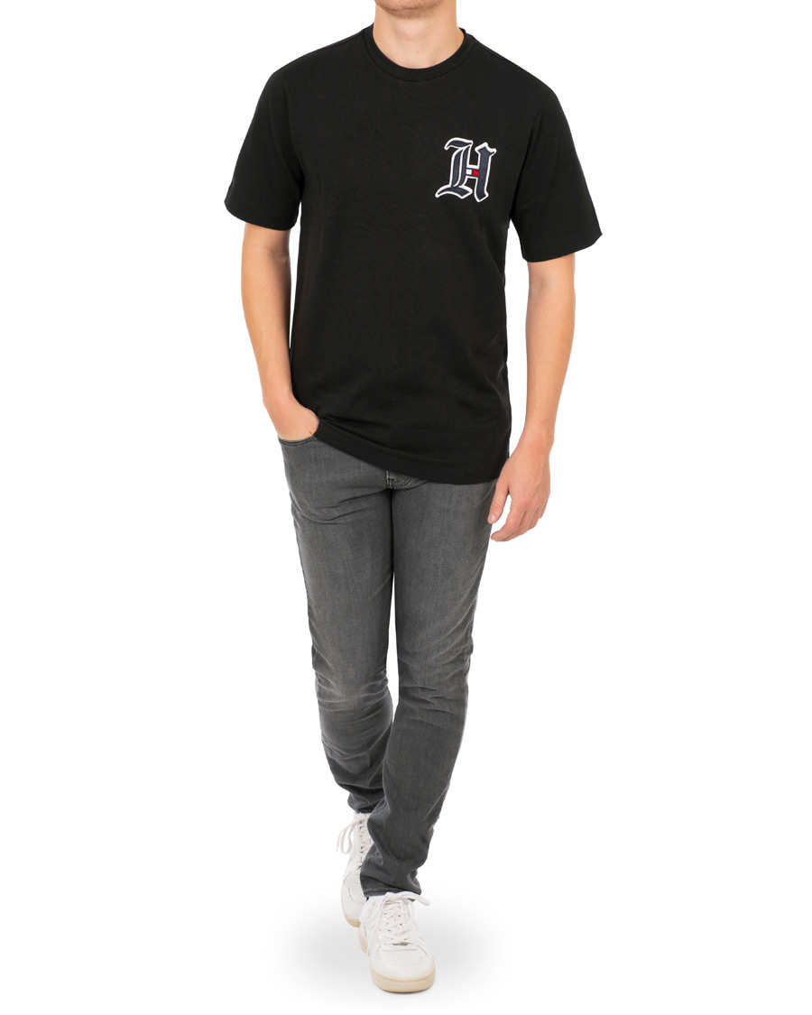 Herre | T-Shirts | Tommy Hilfiger | Lewis Hamilton Logo Tee Jet Black