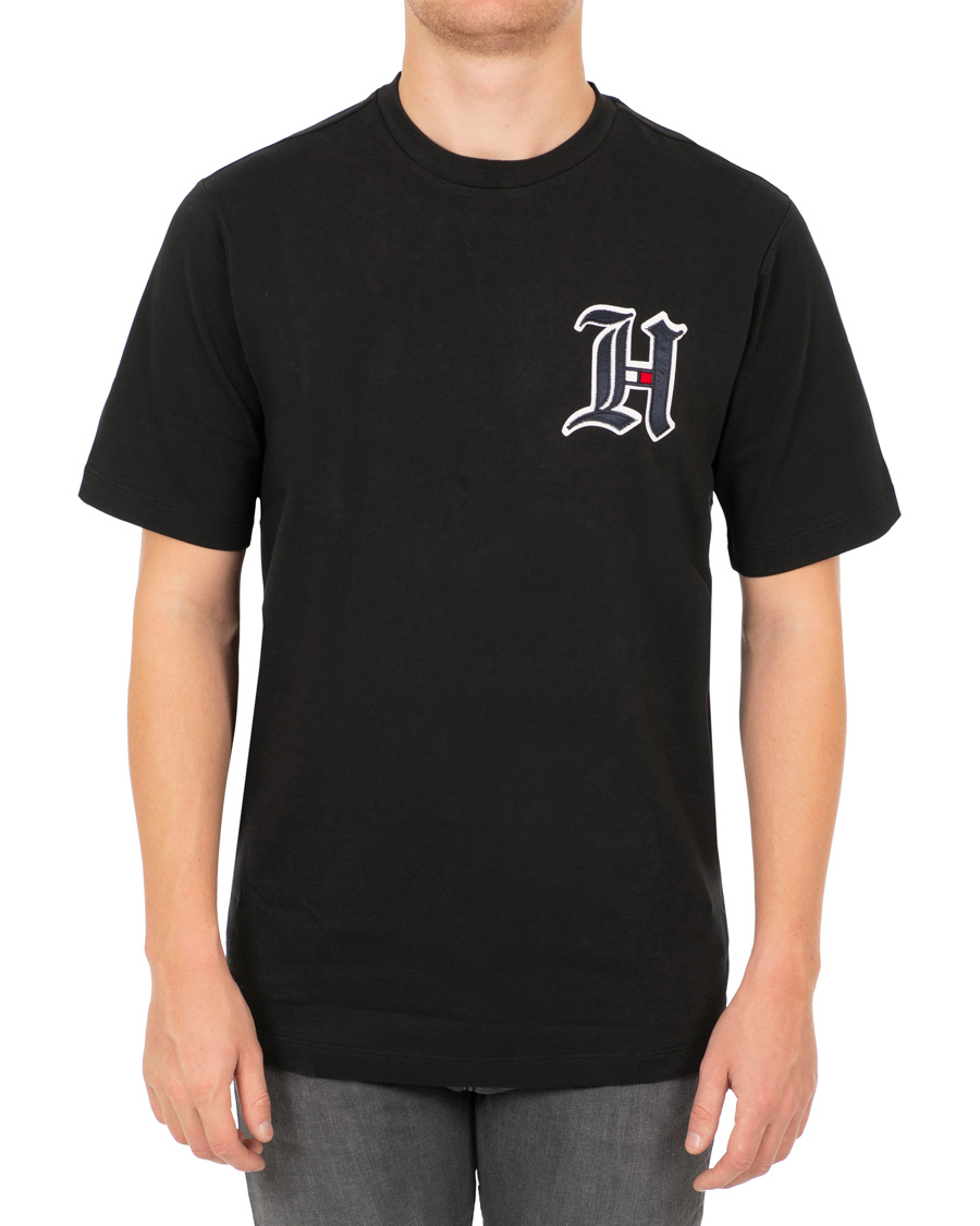 Herre | T-Shirts | Tommy Hilfiger | Lewis Hamilton Logo Tee Jet Black