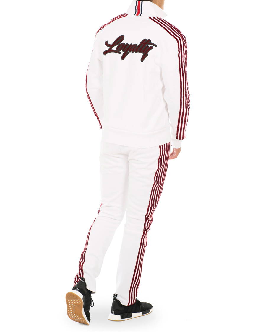 Herre | Gensere | Tommy Hilfiger | Lewis Hamilton Striped Track Jacket Bright White