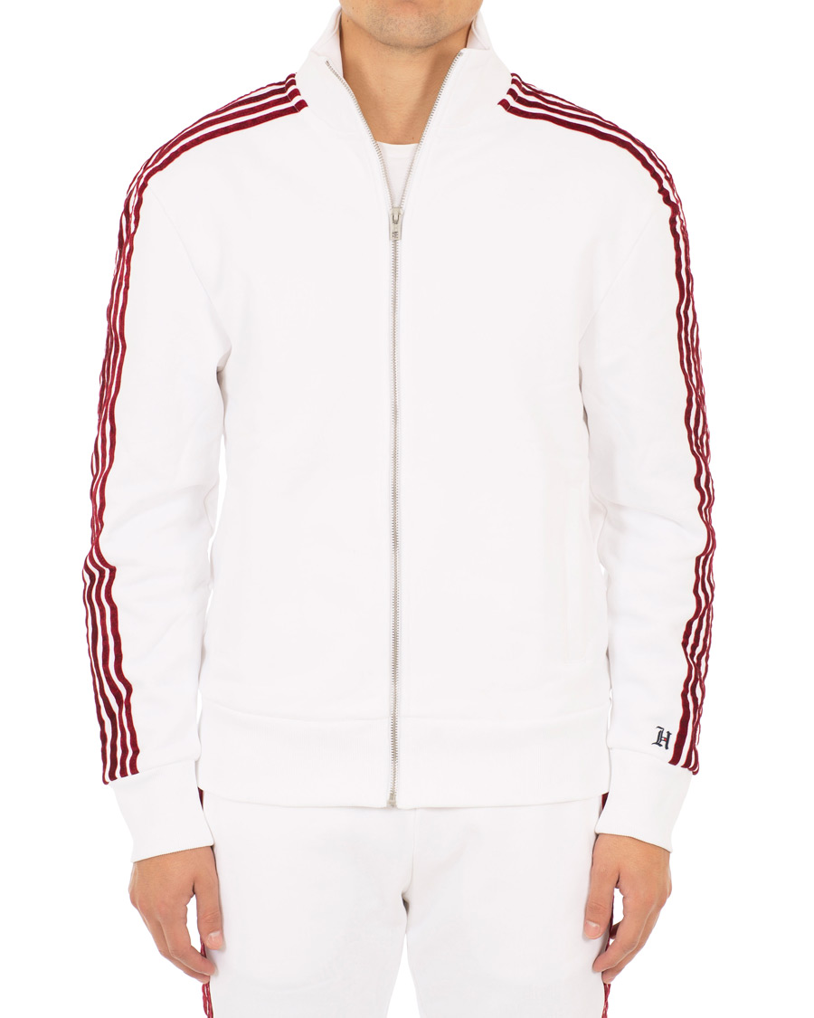Herre | Gensere | Tommy Hilfiger | Lewis Hamilton Striped Track Jacket Bright White