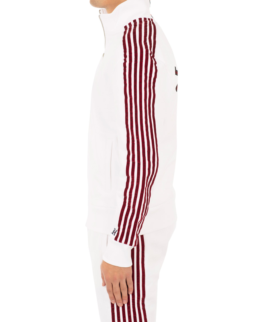 Herre | Gensere | Tommy Hilfiger | Lewis Hamilton Striped Track Jacket Bright White