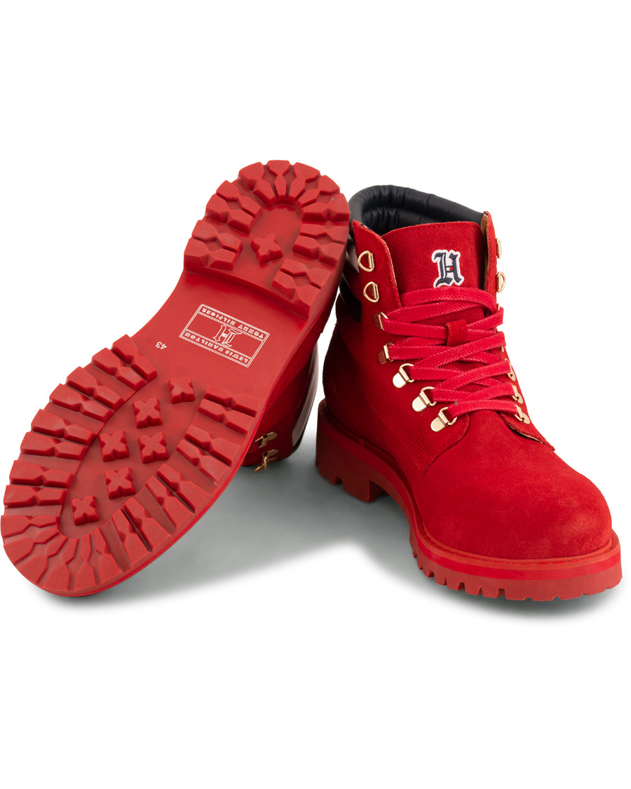 Herre | Tommy Hilfiger Lewis Hamilton Suede Hiking Boot Barbados Cherry | Tommy Hilfiger | Lewis Hamilton Suede Hiking Boot Barbados Cherry