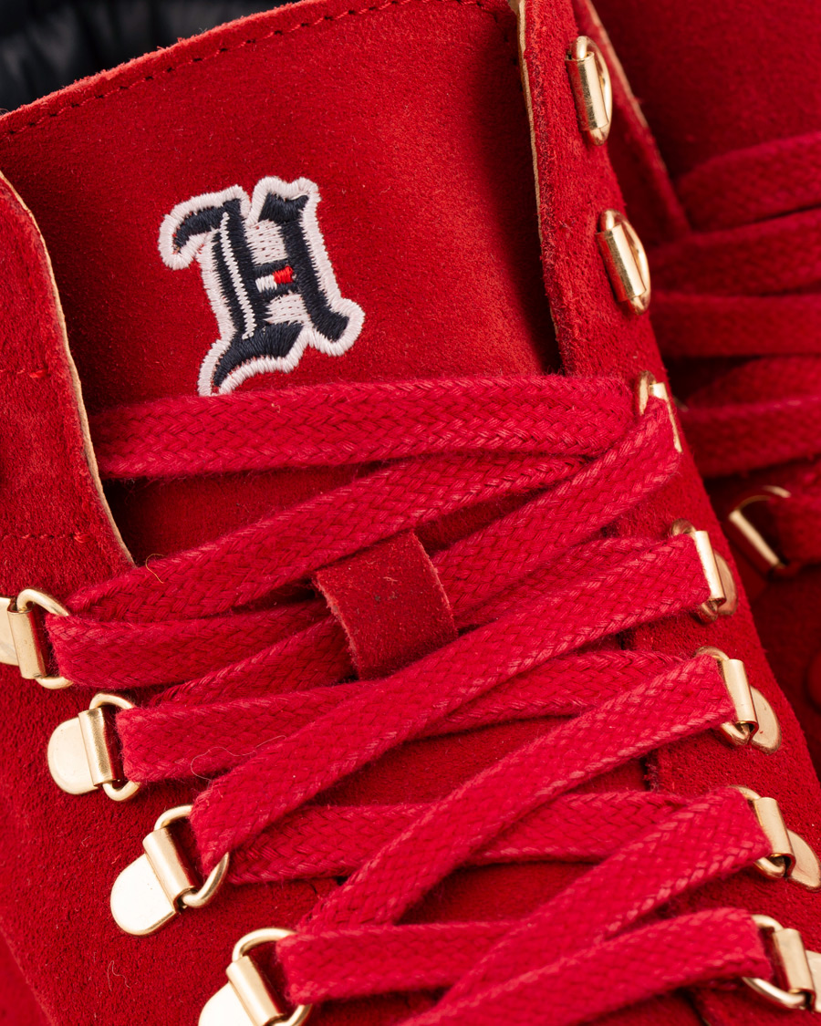 Herre | Tommy Hilfiger Lewis Hamilton Suede Hiking Boot Barbados Cherry | Tommy Hilfiger | Lewis Hamilton Suede Hiking Boot Barbados Cherry