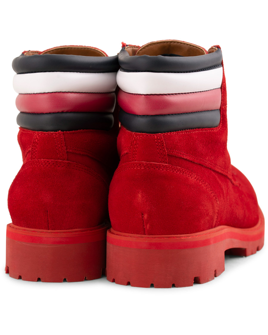 Herre | Tommy Hilfiger Lewis Hamilton Suede Hiking Boot Barbados Cherry | Tommy Hilfiger | Lewis Hamilton Suede Hiking Boot Barbados Cherry