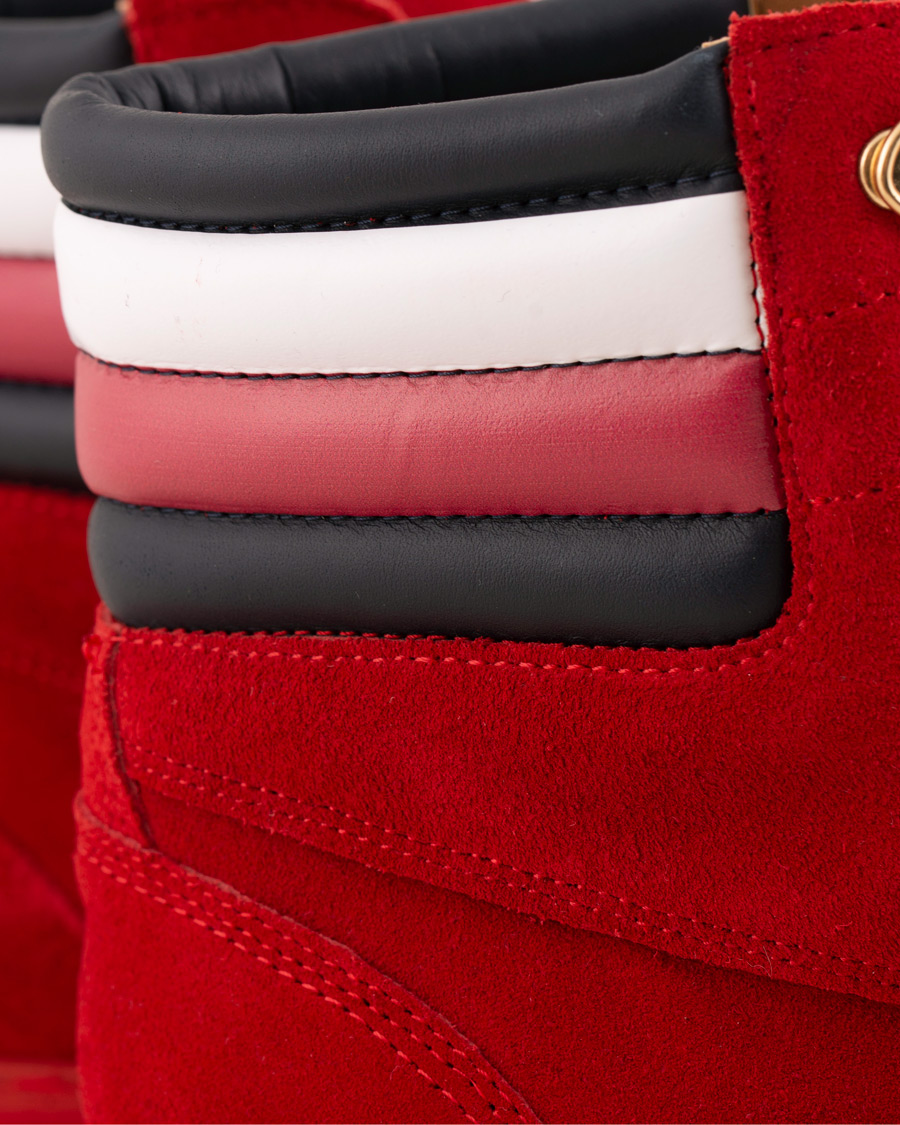 Herre | Tommy Hilfiger Lewis Hamilton Suede Hiking Boot Barbados Cherry | Tommy Hilfiger | Lewis Hamilton Suede Hiking Boot Barbados Cherry
