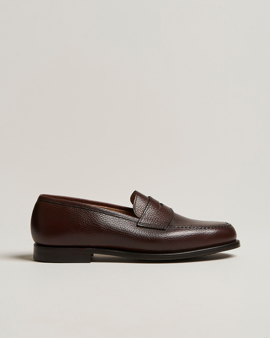 Herre | Loafers | Crockett & Jones | Boston City Sole Dark Brown Calf