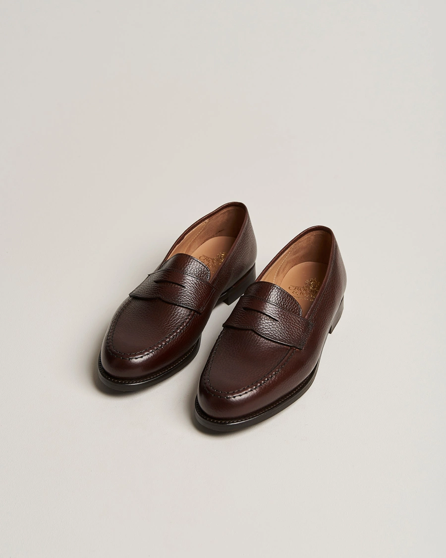 Herre | Festive | Crockett & Jones | Boston City Sole Dark Brown Calf