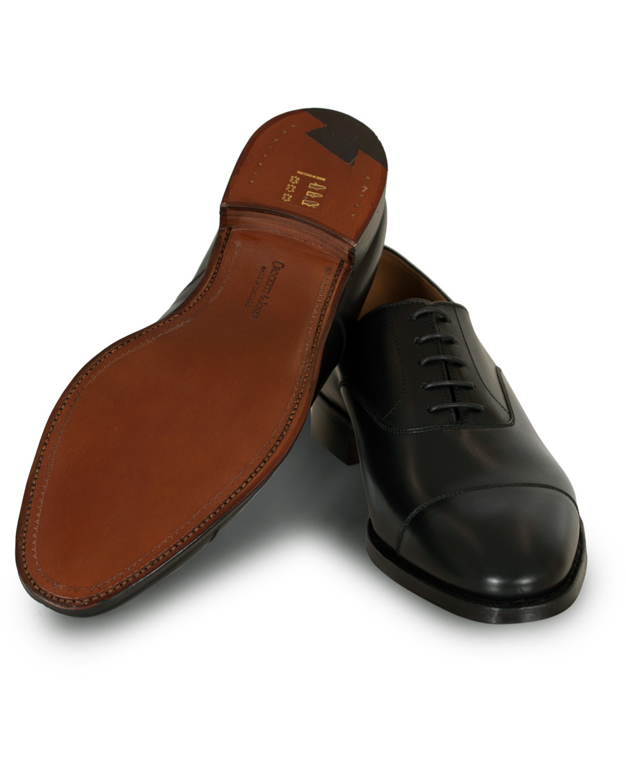 Herre | Crockett & Jones Connaught Oxford Black Calf | Crockett & Jones | Connaught Oxford Black Calf