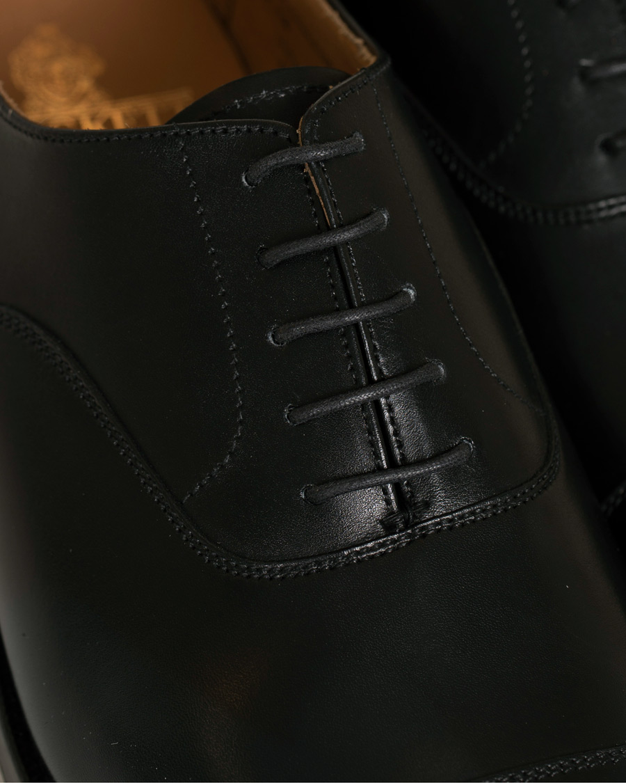 Herre | Crockett & Jones Connaught Oxford Black Calf | Crockett & Jones | Connaught Oxford Black Calf