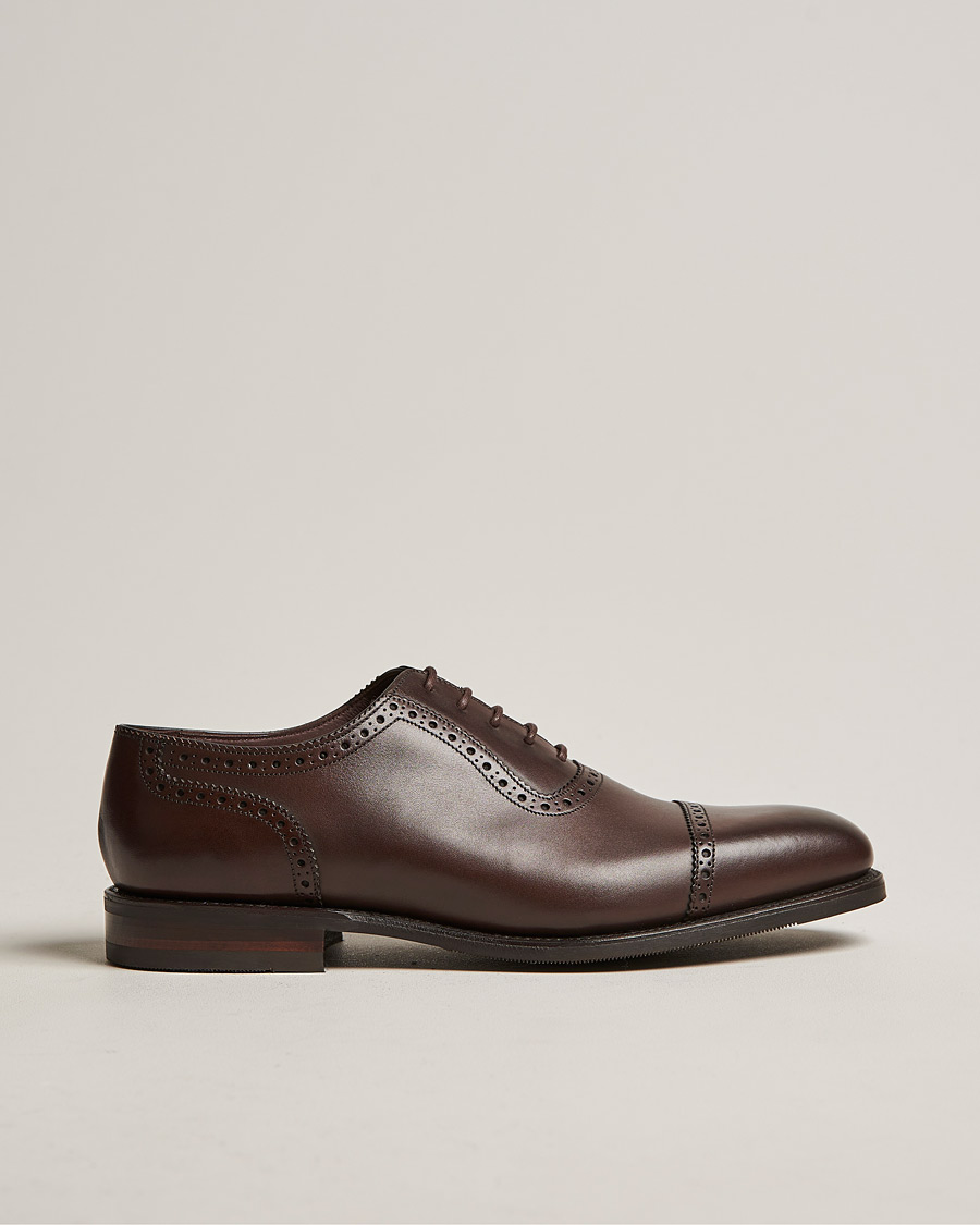 Herre | Brogues | Loake 1880 | Fleet Brogue Shadow Sole Dark Brown Calf