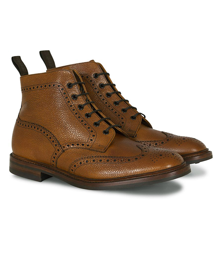Herre | Loake 1880 Wolf Mahogany Grain Calf | Loake 1880 | Wolf Mahogany Grain Calf