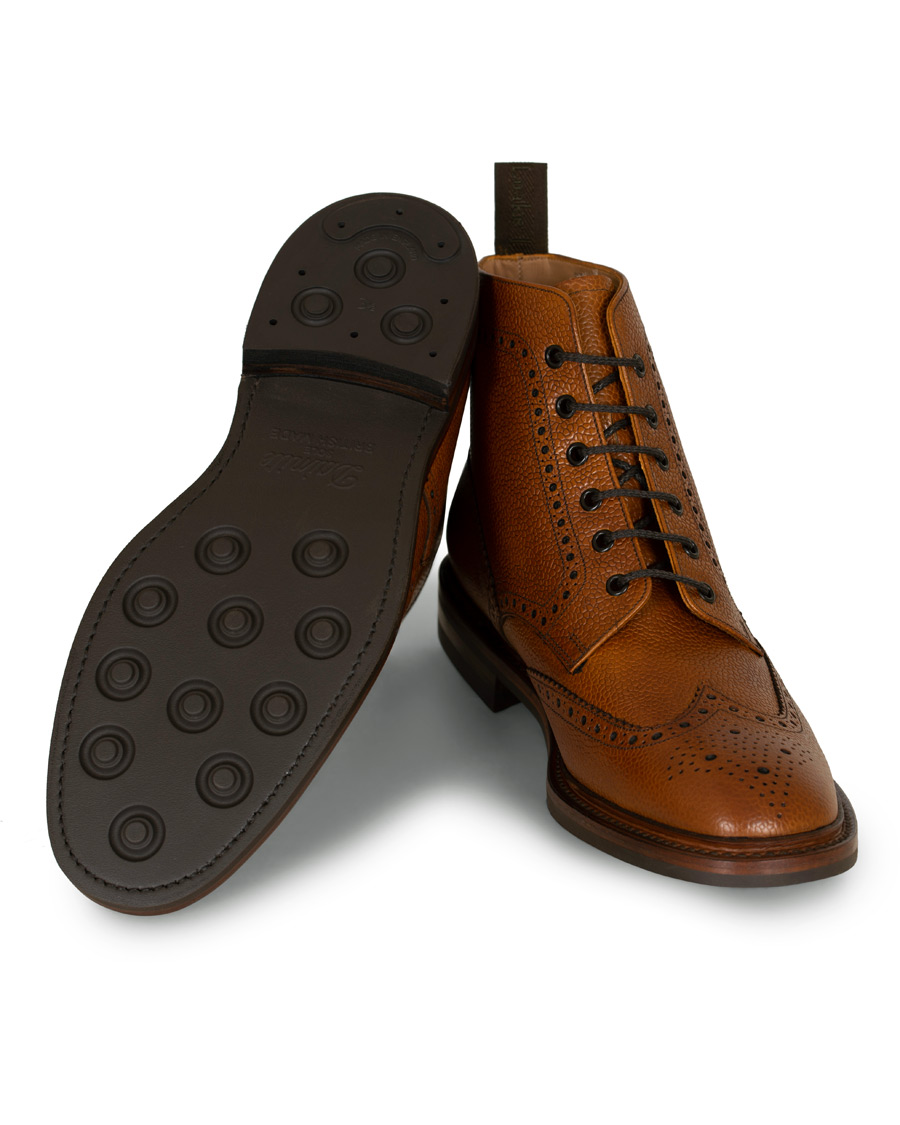 Herre | Loake 1880 Wolf Mahogany Grain Calf | Loake 1880 | Wolf Mahogany Grain Calf