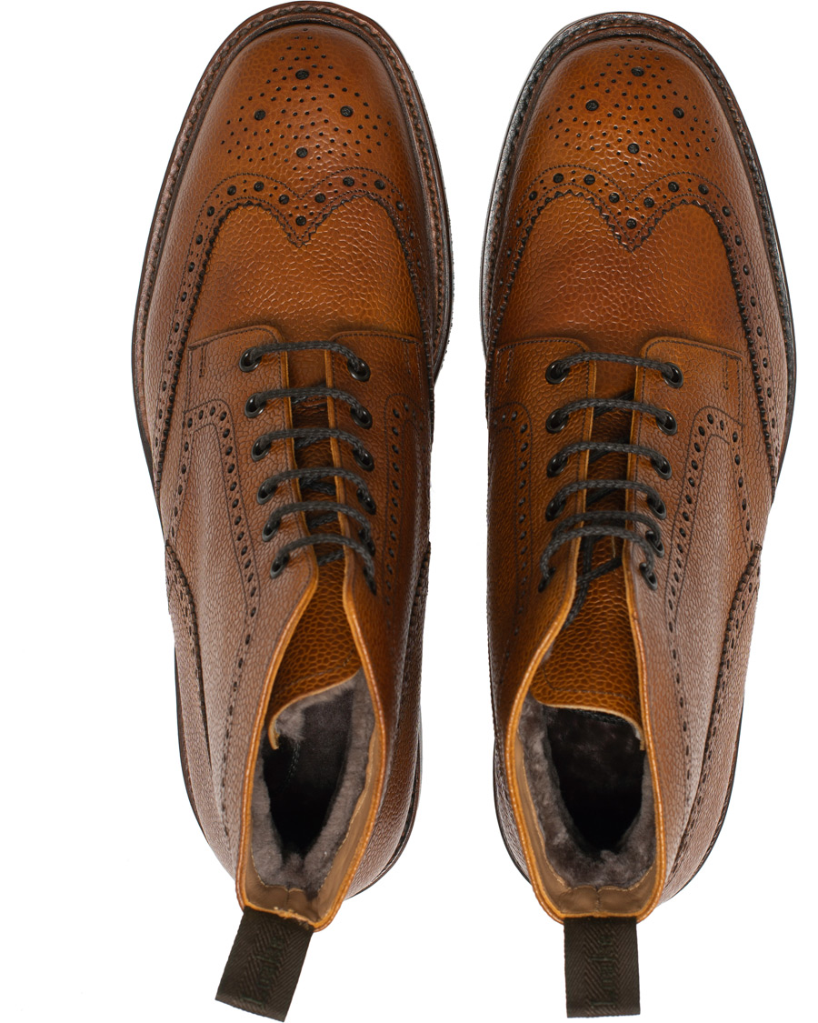 Herre | Loake 1880 Wolf Mahogany Grain Calf | Loake 1880 | Wolf Mahogany Grain Calf