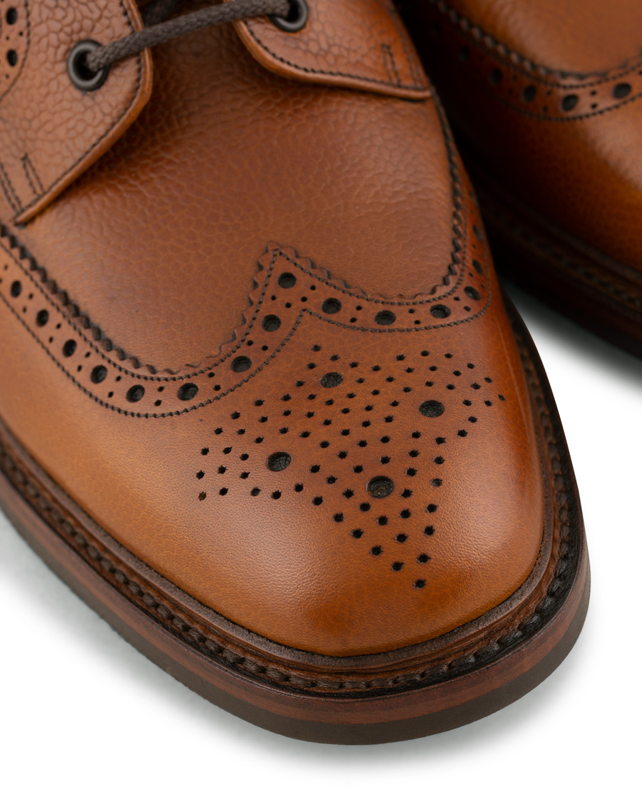 Herre | Loake 1880 Wolf Mahogany Grain Calf | Loake 1880 | Wolf Mahogany Grain Calf
