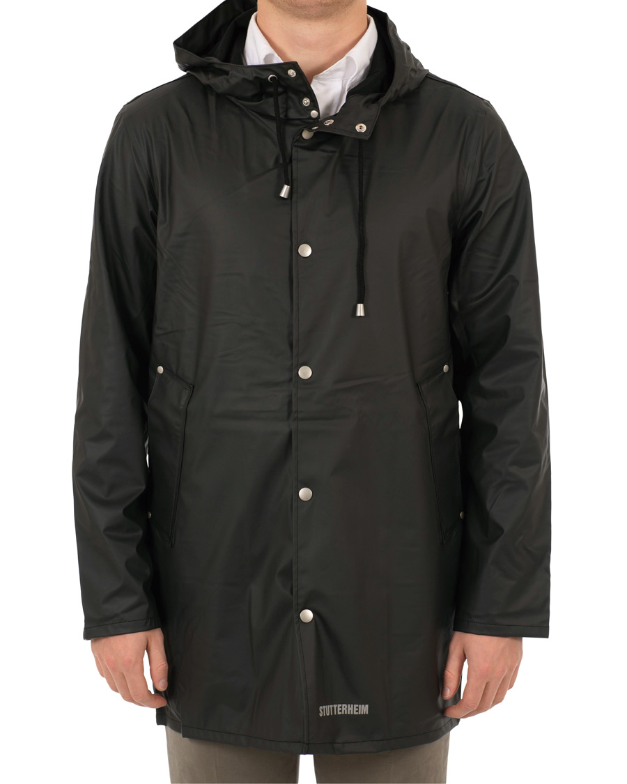 Herre | Jakker | Stutterheim | Stockholm Lightweight Raincoat Black
