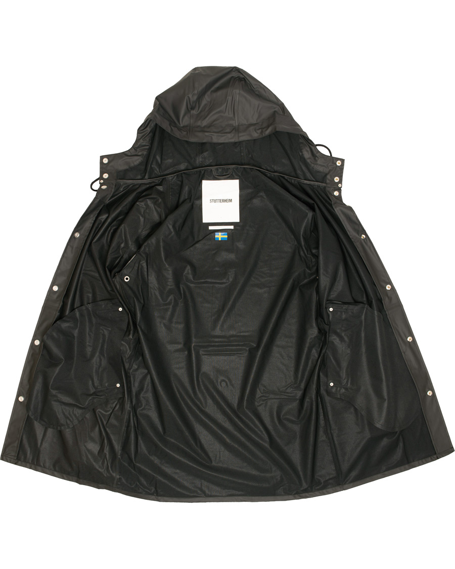 Herre | Jakker | Stutterheim | Stockholm Lightweight Raincoat Black