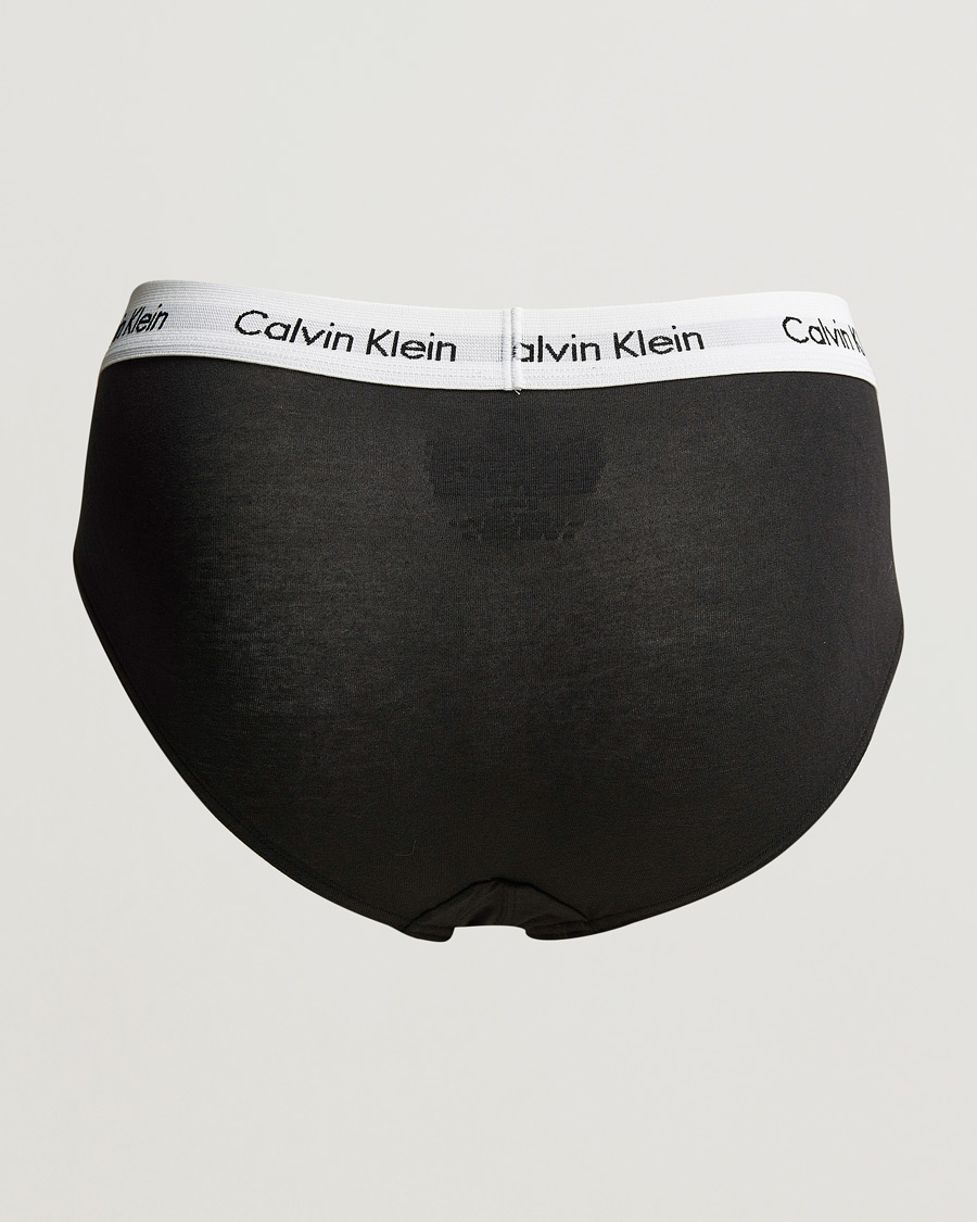 Herre | Klær | Calvin Klein | Cotton Stretch Hip Breif 3-Pack Black/White/Grey