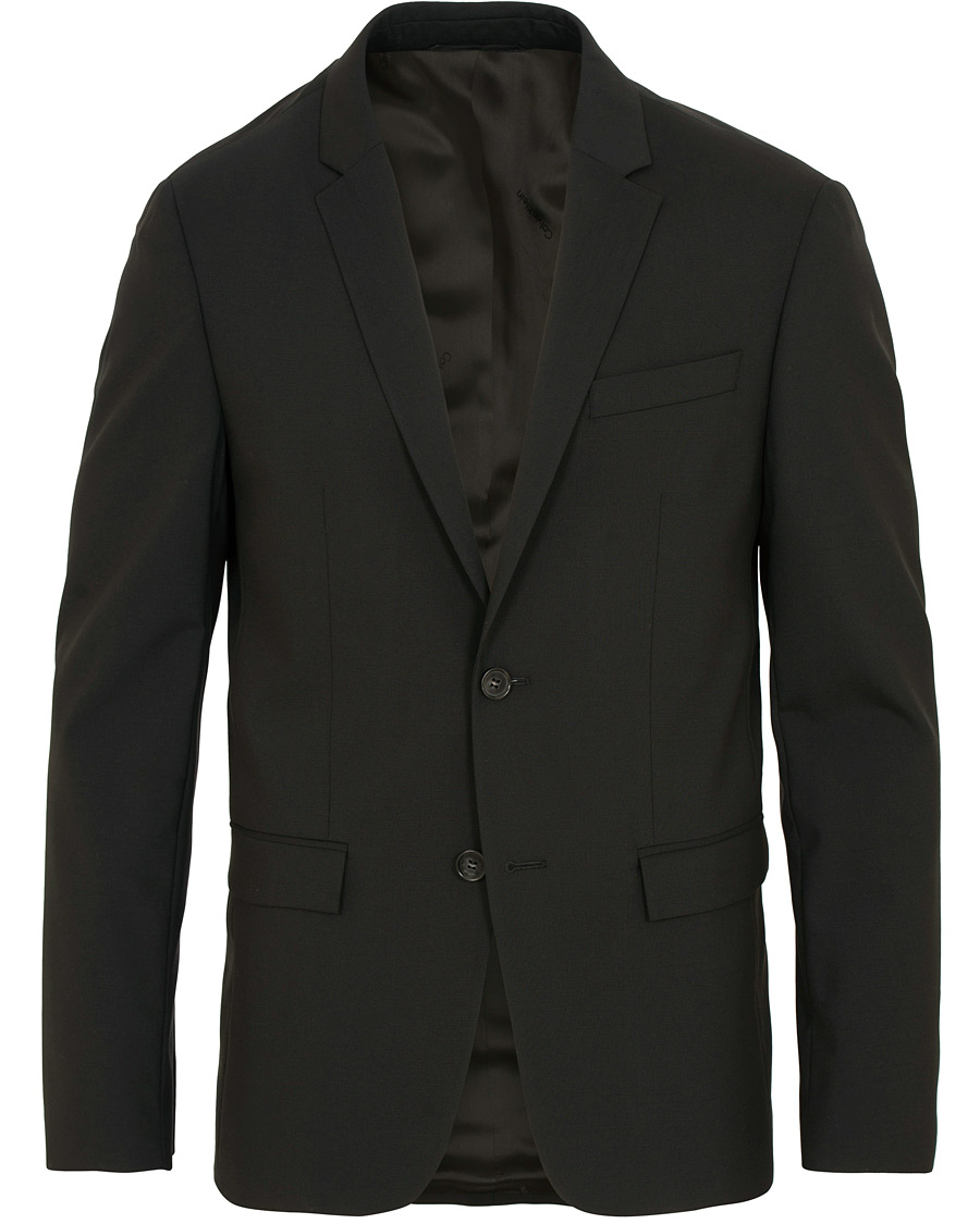 Herre | Dressjakker | Calvin Klein | Wool Stretch Blazer Black
