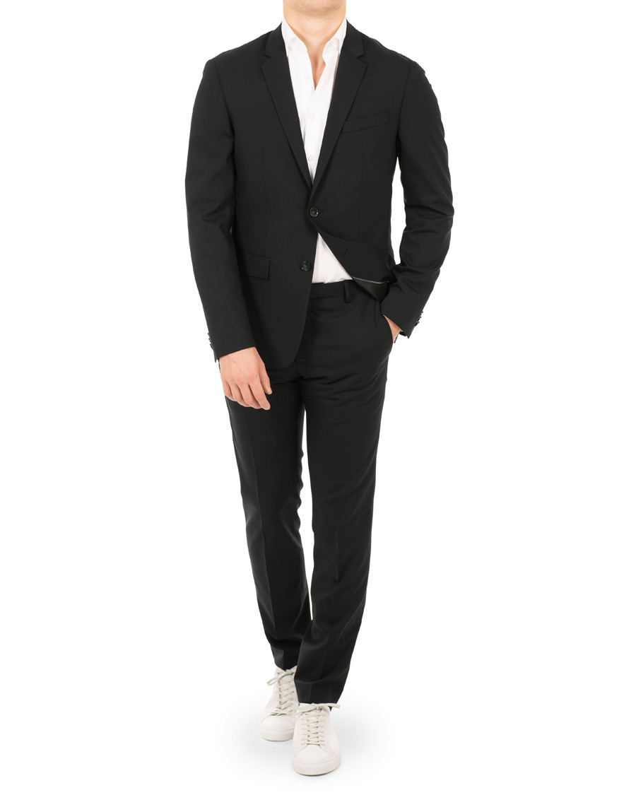 Herre | Dressjakker | Calvin Klein | Wool Stretch Blazer Black
