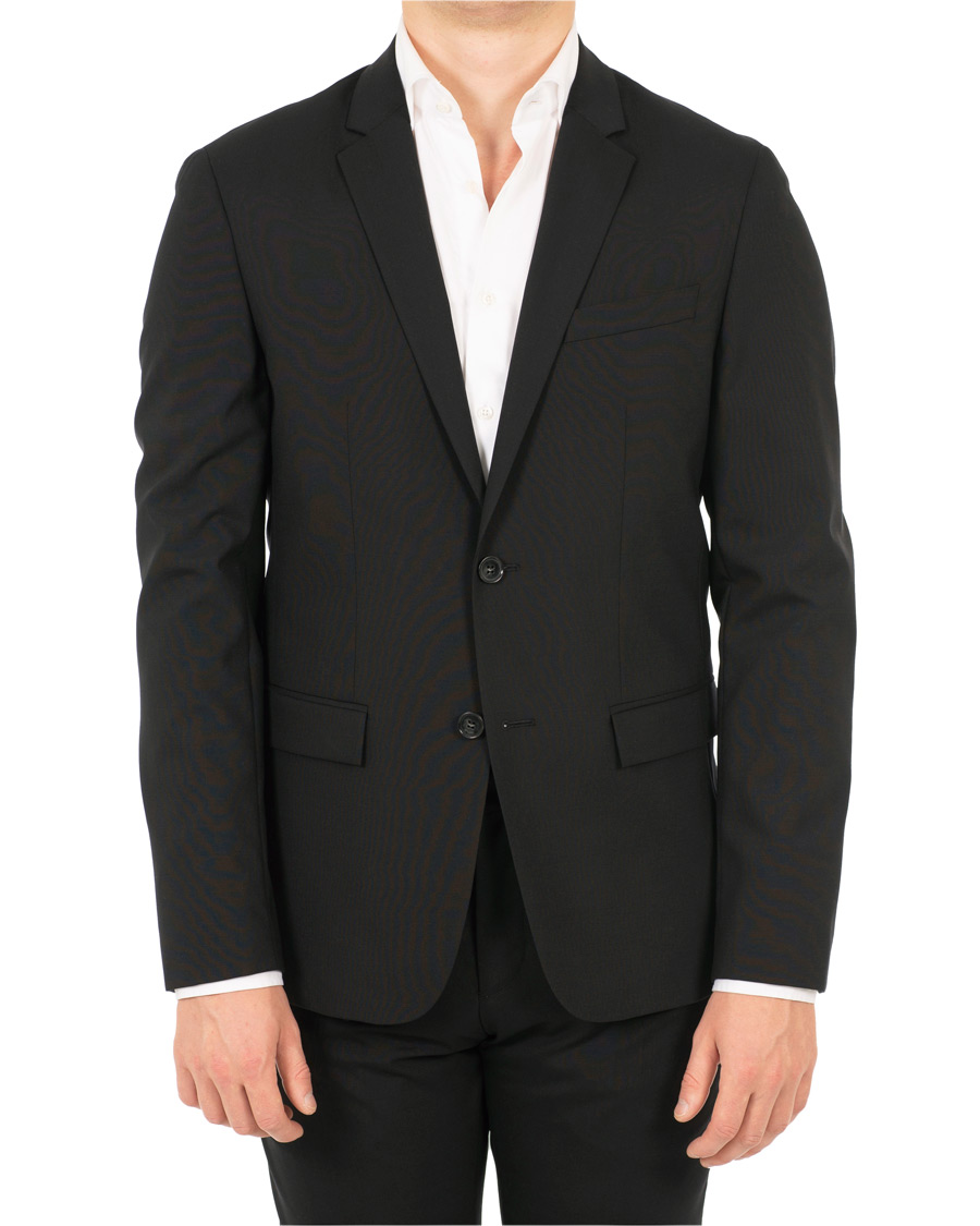 Herre | Dressjakker | Calvin Klein | Wool Stretch Blazer Black