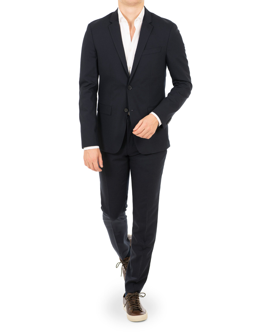 Herre | Dressjakker | Calvin Klein | Wool Stretch Blazer Midnight Navy