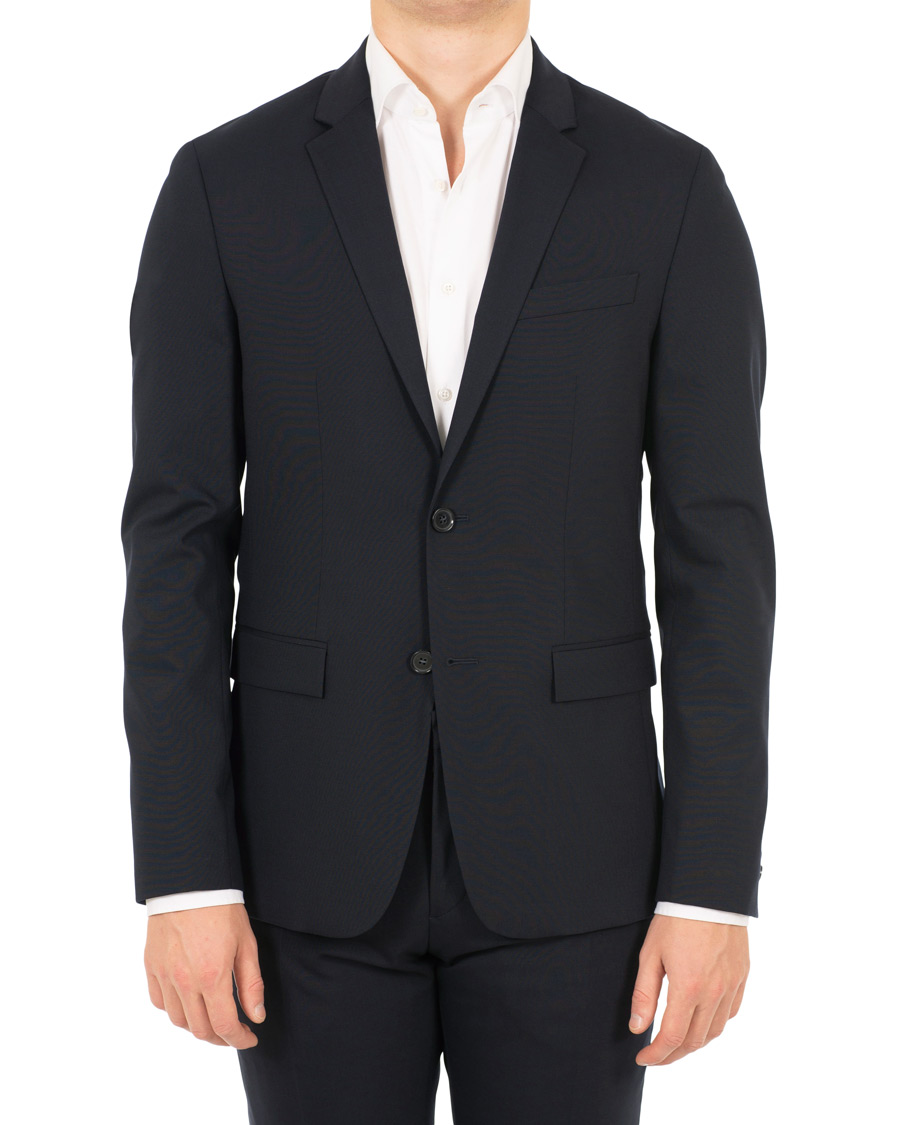 Herre | Dressjakker | Calvin Klein | Wool Stretch Blazer Midnight Navy